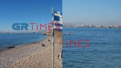 Στις παραλίες οι Αθηναίοι: Κολύμπι, ηλιοθεραπεία και βόλτες στον ήλιο (vid)