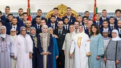 Οι παίκτες της εθνικής Μαρόκο επισκέφθηκαν τον βασιλιά της χώρας με τις μητέρες τους