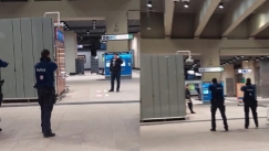  Νύχτα τρόμου στο Βέλγιο: Άντρας επιτέθηκε με μαχαίρι σε σταθμό του μετρό στις Βρυξέλλες (vid)