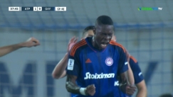 Ο Σισέ από θέση... φορ κάνει το 1-1 (vid)