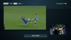 Με δέκα παίκτες η Λαμία μετά την αποβολή του Στάνκο (vid)