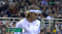 Καταιγιστικός στο tiebreak του πρώτου σετ ο Τσιτσιπάς (vid)