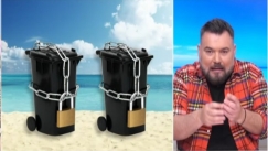 Λουκέτα στους κάδους βάζει η παραγωγή του Survivor για να μην ψάχνουν αποφάγια οι παίκτες (vid)