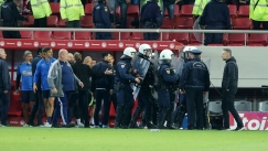 Ο πάγκος της ΑΕΚ στο Καραϊσκάκη
