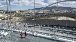 Συνεχίζονται οι εργασίες επιθεώρησης των οροφών στο ΟΑΚΑ