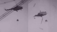 Η στιγμή που έμεινε στην ιστορία: Ελικόπτερο έπεσε πάνω από τον πυρηνικό αντιδραστήρα στο Τσέρνομπιλ (vid)
