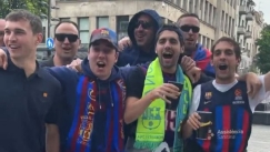 Οι φίλοι της Μπαρτσελόνα τραγουδούν