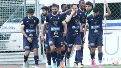 Οι παίκτες της Κηφισιάς πανηγυρίζουν το γκολ με την ΑΕΚ Β