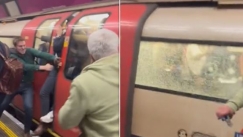 Σκηνές πανικού στο μετρό του Λονδίνου: Ξέσπασε φωτιά και οι επιβάτες έσπαγαν τα παράθυρα (vid)