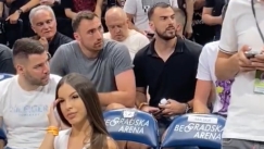 Ο Νίκολα Μιλουτίνοφ στην Stark Arena.