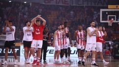 Οι παίκτες του Ολυμπιακού στο ΣΕΦ