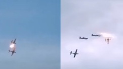  Σοκαριστικό ατύχημα στον αέρα: Μαχητικά αεροσκάφη στην Κολομβία συγκρούστηκαν - Δύο νεκροί (vid)