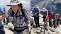 Θρυλικός 93χρονος κατάφερε το ακατόρθωτο: Ανέβηκε σε βουνό με υψόμετρο 2.960 μέτρων (vid)