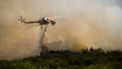 Φωτιά στην Ηλεία: Μήνυμα του 112 για εκκένωση τεσσάρων περιοχών