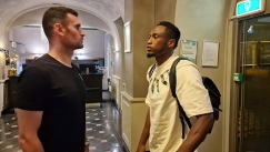 Ο Χρήστος Καρυπίδης με τον Μπάμπα Ράχμαν στην Ολλανδία