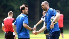Ο Ιβάν Λέκο με τον Ιγκόρ Τούντορ το καλοκαίρι του 2015 στην προετοιμασία του ΠΑΟΚ