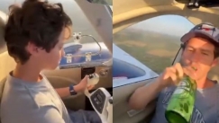  Συγκλονιστικό βίντεο: Ο πατέρας πίνει μπύρα και ο 11χρονος γιος πιλοτάρει αεροσκάφος λίγο πριν τη συντριβή του