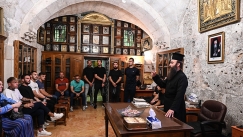 Η επίσκεψη της αποστολής του ΠΑΟΚ στον Πανάγιο Τάφο