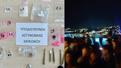 «Ντου» σε πάρτι με ναρκωτικά σε βίλα της Μυκόνου: Σε 15 συλλήψεις προχώρησε η αστυνομία (vid)