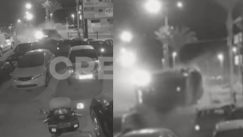 Η στιγμή που αυτοκίνητο καρφώνεται σε μάντρα στο Ηράκλειο: Ο οδηγός γλίτωσε από θαύμα (vid)
