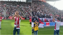 Ο Δουβίκας αποθεώθηκε από τους οπαδούς της Ουτρέχτης