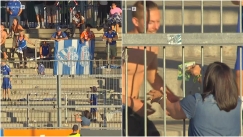 Η πρόεδρος της αυστριακής Χάρτμπεργκ κέρασε μπύρες την εξέδρα 
