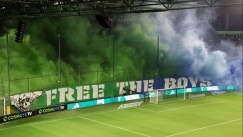 Πανό της Θύρας 13 για τους ΒΒΒ