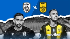 LIVE: ΠΑΟΚ - Άρης