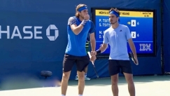  Ο Στέφανος και ο Πέτρος Τσιτσιπάς στο US Open
