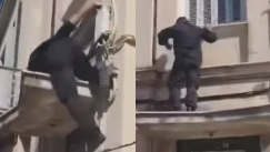 Αστυνομικός στην Πάτρα σκαρφάλωσε σε μπαλκόνι για να σώσει ηλικιωμένο που ήταν στο πάτωμα ανήμπορος να σηκωθεί (vid)