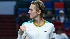 Ο Σεμπάστιαν Κόρντα πανηγυριζει