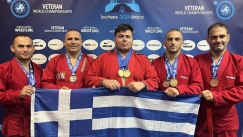 Οι μεταλλιούχοι στο παγκόσμιο βετερανων