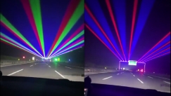 Η Κίνα έβαλε λέιζερ στους δρόμους για να κρατάει τους οδηγούς ξύπνιους και σε... εγρήγορση (vid)