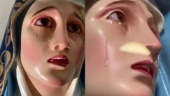 Άγαλμα της Παναγίας στο Μεξικό «δάκρυσε» και οι ντόπιοι κάνουν λόγο για θαύμα (vid)