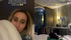 Τουρίστριες έκλεισαν ένα πανάκριβο δωμάτιο στο Άμστερνταμ αλλά ξενέρωσαν όταν είδαν τη θέση του μπάνιου (vid)