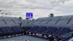  Απογοητευτική εικόνα με τα άδεια καθίσματα στο κεντρικό κορτ στα WTA Fianls στο Κανκούν
