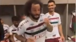 Ο... χορός της νίκης από τον Μαρσέλο στα αποδυτήρια (vid)