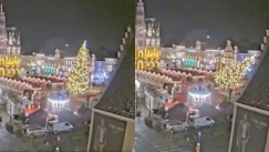 Βέλγιο: Xριστουγεννιάτικο δέντρο ύψους 22 μέτρων καταπλάκωσε και σκότωσε ηλικιωμένη (vid) 