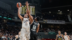 Φάση από τον αγώνα Ρεάλ - Παρτίζαν.