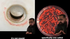 Η ροζ γραμμή στο νεροχύτη και το ντους σας δεν είναι αυτό που νομίζετε: Μπορεί να προκαλέσει μέχρι και μόλυνση (vid)