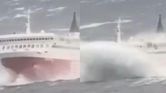 «Μάχη» με τα κύματα και τους θυελλώδεις ανέμους το Fast Ferries Andros (vid)