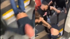 Σκηνές χάους στην Αγγλία: Απίστευτα κλωτσομπουνίδια μέσα στο μετρό του Λονδίνου