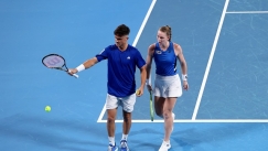 Πέτρος Τσιτσιπάς και Δέσποινα Παπαμιχαήλ