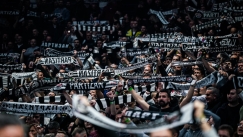 Η κερκίδα των οπαδών της ΠΑρτιζάν