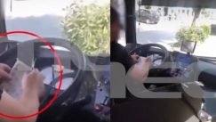 Σε διαθεσιμότητα ο οδηγός που έλυνε σταυρόλεξα την ώρα που οδηγούσε λεωφορείο στη Κηφισιά