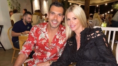 Ο Κώστας Σλούκας και η Μαρία Δαρσινού.