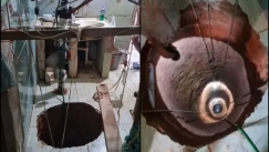 Έσκαψε τον λάκκο του: Έπεσε σε τρύπα 40 μέτρων που άνοιξε στο σπίτι για να βρει θησαυρό (vid)