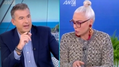 Χαμός ανάμεσα σε Λιάγκα και Καλύβα στον «αέρα»: «Δουλεύεις σε άλλη εκπομπή;», «Δεν έχω Αλτσχάιμερ πρόωρο!» (vid)