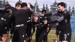 Ο Μπράντον Τόμας πέρασε από τη δοκιμασία του... τούνελ στην σημερινή προπόνηση του ΠΑΟΚ