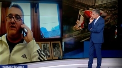 Ο Ευαγγελάτος δάκρυσε όταν μίλησε με τον πατέρα θύματος στα Τέμπη (vid)